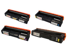 乐天商城 - SPトナーカートリッジC200 K,C,M,Y4本セット 純正新品(リコー)(IPSiO SP C250L、IPSiO SP C250SFL)