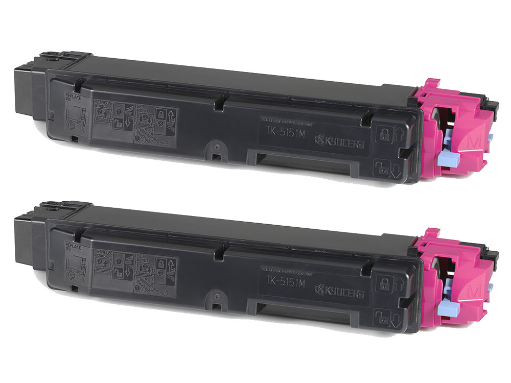 TK-5151 トナー マゼンタ 2本セット純正新品(M6535cidn )(京セラ)【送料/代引き手数料無料】