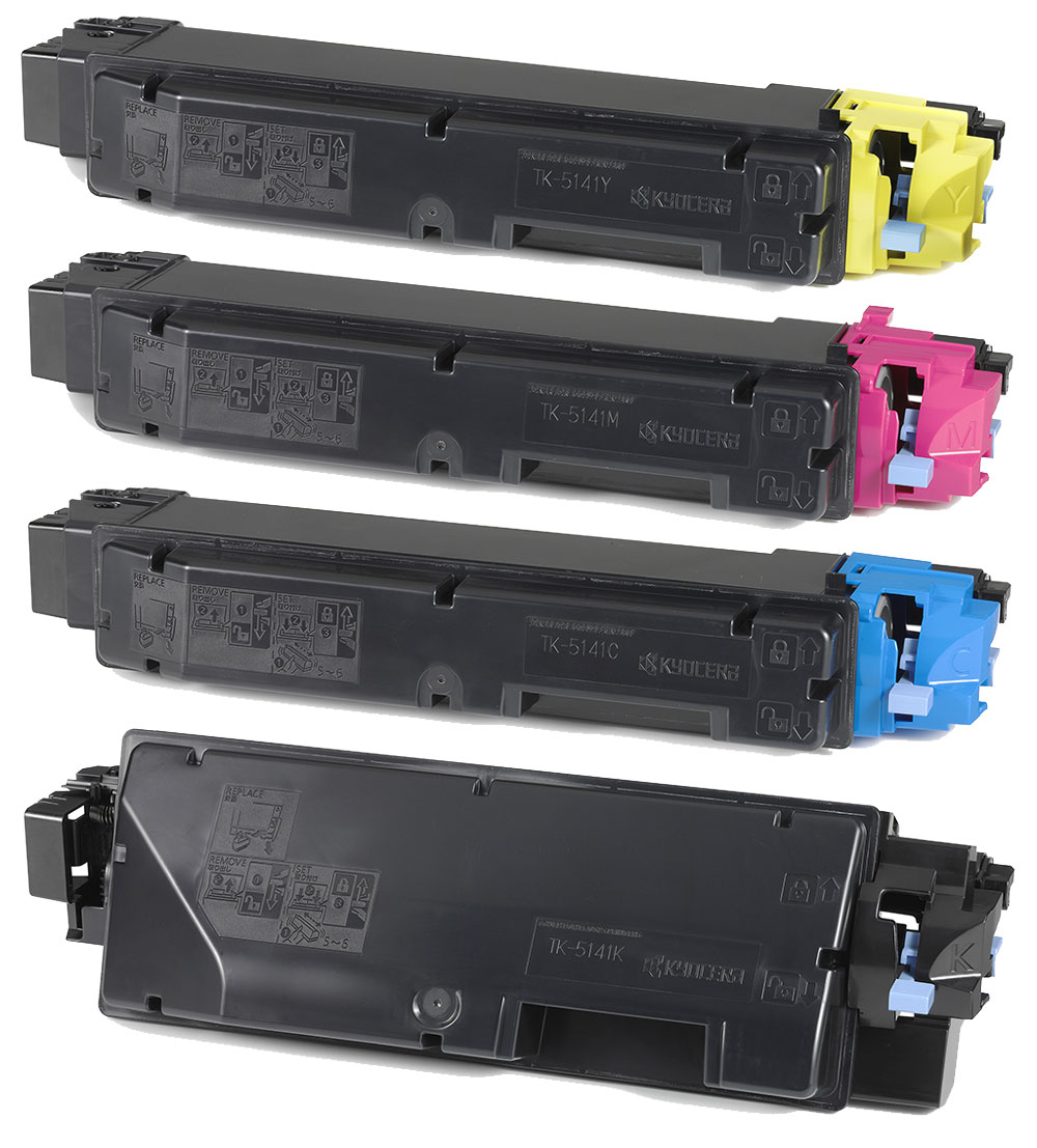 乐天商城 - TK-5141ブラック、シアン、マゼンタ、イエロー　4本セット純正新品(P6130cdn )(京セラ)【送料/代引き手数料無料】