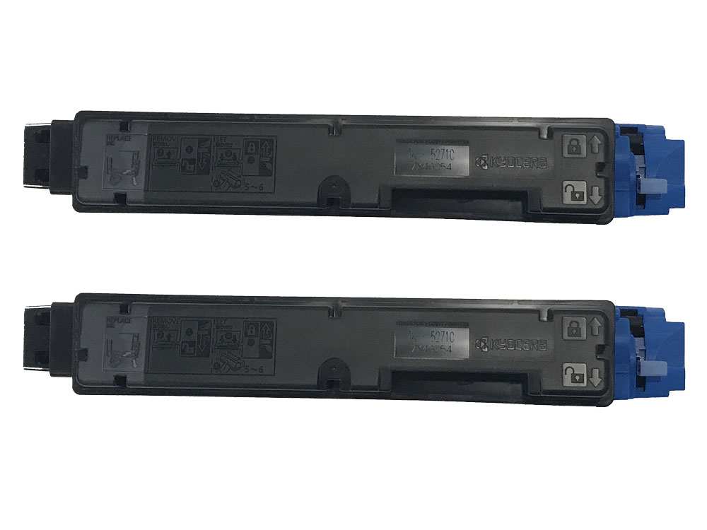 乐天商城 - TK-5271C トナー シアン 2本セット純正新品(ECOSYS P6230cdn)(京セラ)
