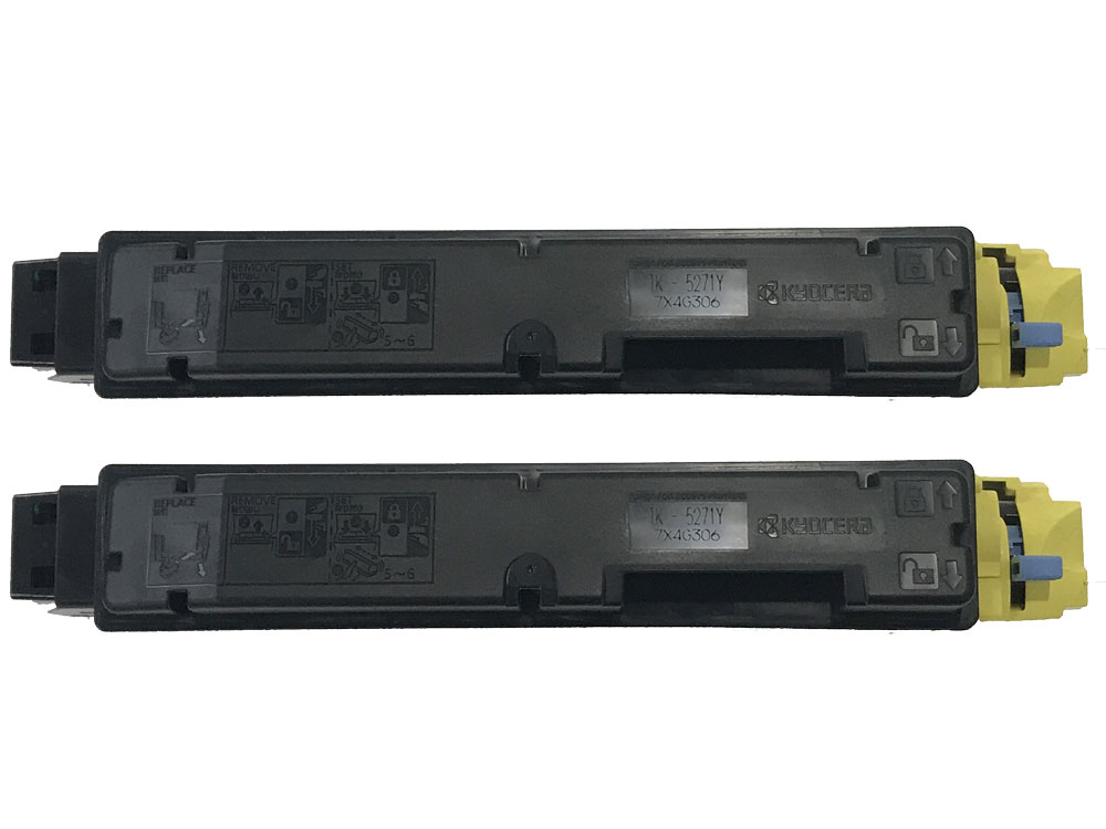 TK-5271Y トナー イエロー 2本セット純正新品(ECOSYS P6230cdn)(京セラ)