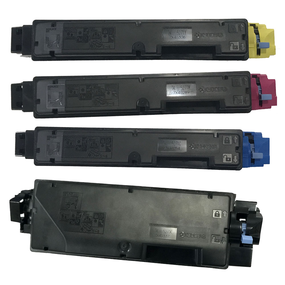 樂天商城 - TK-5271ブラック、シアン、マゼンタ、イエロー　4本セット純正新品(ECOSYS P6230cdn)(京セラ)