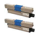 乐天商城 - TNR-C4KK1純正新品2本セット(沖データ)(C312dn C511dn C531dn)