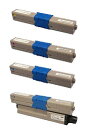 TNR-C4KK2,C2,M2,Y2大容量純正新品4色セット(沖データ)(C511dn C531dn)