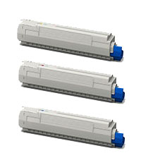 乐天商城 - TNR-C3MC1,M1,Y1純正新品3色よりどりセット(沖データ)(MC852dn)
