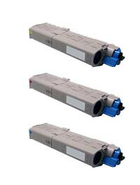 乐天商城 - 商品名：MIKASAリサイクルトナー参考型名：TC-C4B K2,C2,M2,Y2よりどり3本セットリサイクルトナー(沖データ)(C542dnw)＜リターン方式＞