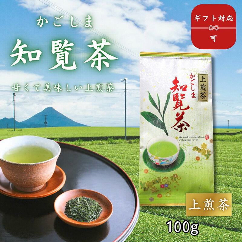 Kagoshima Tea - 【送料無料】上煎茶 知覧茶 100g｜鹿児島 知覧 緑茶 日本茶 甘くて美味しい上煎茶 食事に合わせやすい味わい 自宅用 来客用 みのる園茶舗 ギフト対応