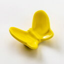 みのる陶器【箸置き】蝶 イエロー