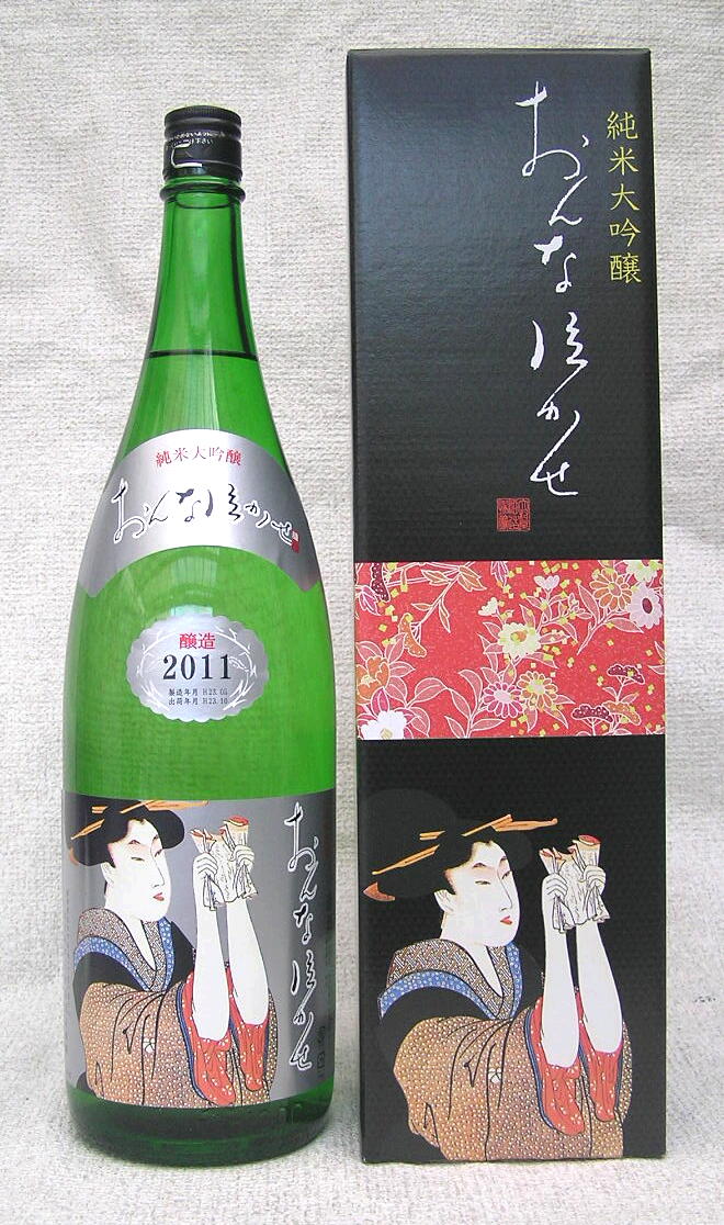 楽天みのしょう楽天市場店【当店冷蔵庫にて熟成】【2020年10月入荷分】純米大吟醸　女泣かせ 1800mlおんな泣かせ