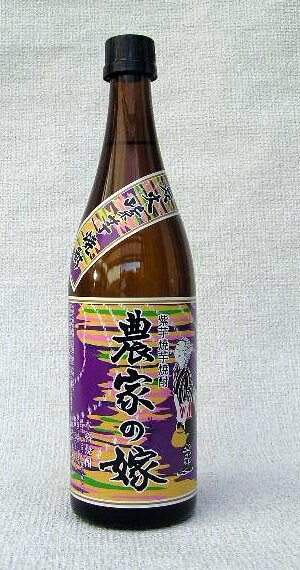 楽天みのしょう楽天市場店炭火焼芋焼酎　農家の嫁紫芋　25度　720ml