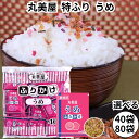 丸美屋 ふりかけ 特ふり うめ 梅 80食入り 2.5g 業務用 まとめ買い 弁当 小分け 個包装 送料無料