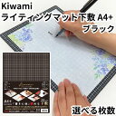 共栄プラスチック 下敷 ライティングマット A4+ ブラック 黒 WMS-A4-BL kiwamiシリーズ 極 下敷き 筆記用具 送料無料