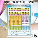 オリオンズ ORIONS 共栄プラスチック 学習下敷 B5判 ローマ字 NO.8300-B5-2 英語 アルファベット 低学年 入学 小学生 下敷き 送料無料