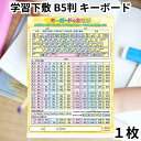 オリオンズ ORIONS 共栄プラスチック 学習下敷 B5判 キーボード NO.8300-B5-5 キーボードとまなぶ パソコン ローマ字 PC プログラミング ブラインドタッチ 低学年 高学年 入学 小学生 小学校 下敷き 送料無料