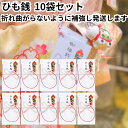 ひも銭 紐銭 お宮参り 関西 のし袋 菅公工業 ノ008 10袋セット 祝儀袋 熨斗袋 ご祝儀袋 送料無料