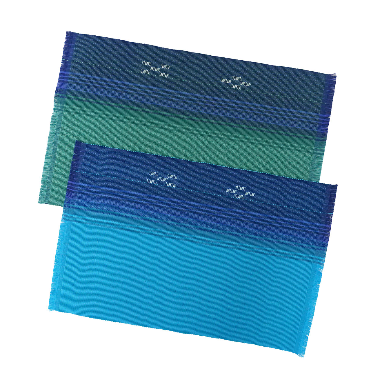 プレイスマット・小 シーグラデーション [MINSAH] 【ネコポス便可】