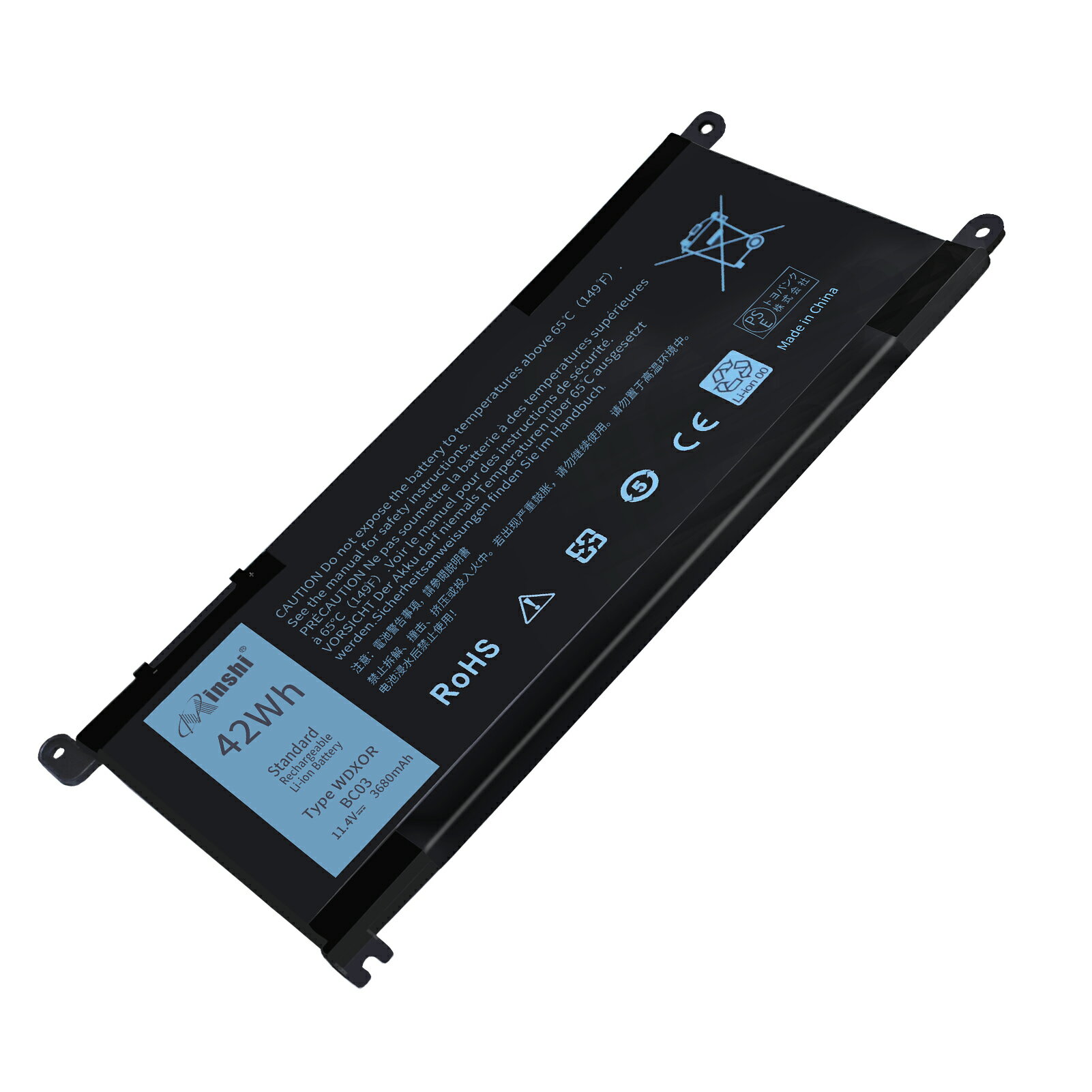 minshi Vi Dell Inspiron 13 (7378) ݊obe[ Ή ipdrpbN PSEF 1Nԕۏ 3680mAh