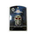 Plastic Skull プラスチック スカル シフトノブ クローム UP70026 専用アダプタと取り付け用六角レンチ付き