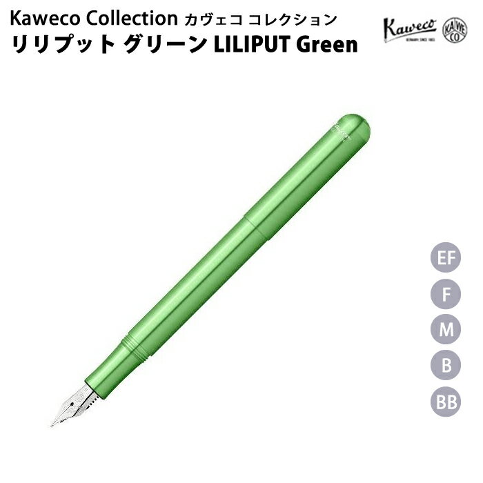 【ラッピング無料】 カヴェコ KAWECO 万年筆 カヴェココレクション リリプット グリーン