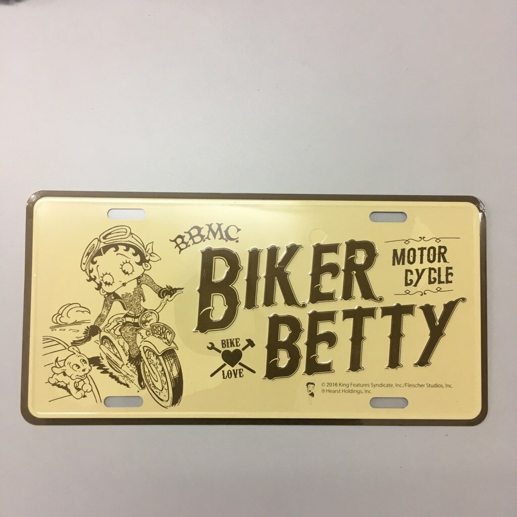 樂天商城 - ベティブープ　サインプレート　インテリア　セピア