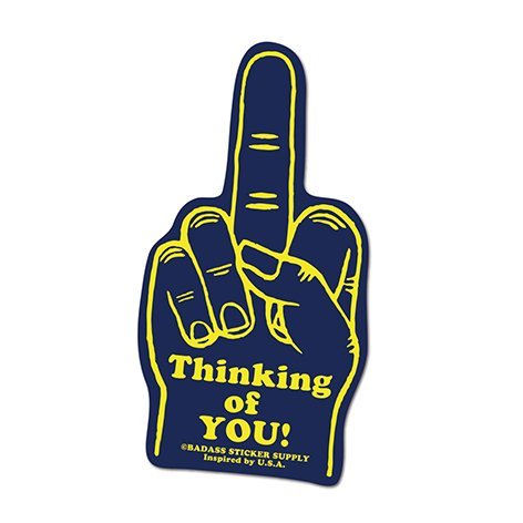 RG-SF STICKER アメリカン ステッカー VINTAGE AMERICAN テイスト Fxxk finger vintage