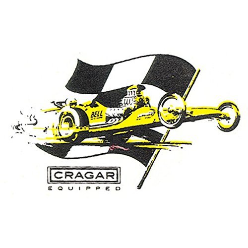 樂天商城 - HOT ROD ノスタルジック ステッカー CRAGAR EQUIPPED ステッカー DZ065 ホットロッド