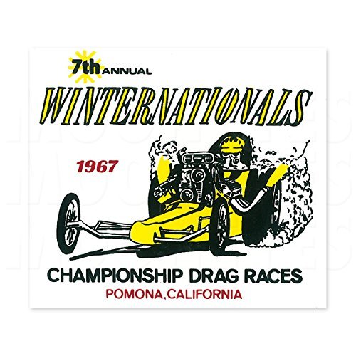 Rakuten - HOT ROD ノスタルジック ステッカー 1967 NHRA WINTER NATIONALS ステッカー DZ301 ホットロッド