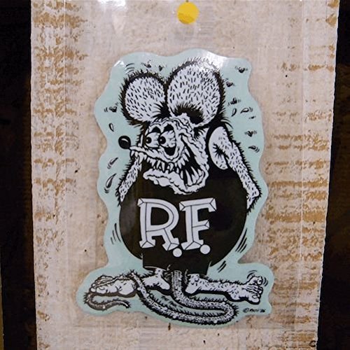 樂天商城 - Rat Fink デカール S RD002 :モノクロ