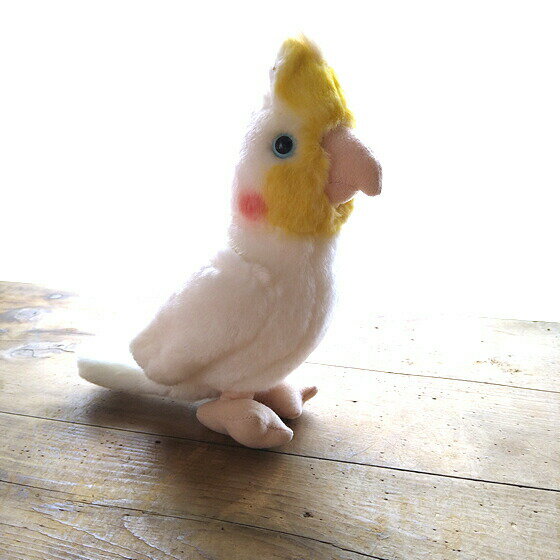 樂天商城 - 2本足でしっかり立つ ぬいぐるみ スタンディング オカメインコ SM045