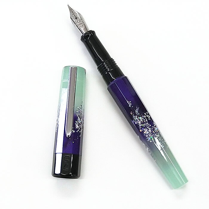 【ラッピング無料】 ベヌー BENU 万年筆 ユーフォリ ルミナス Ocean breeze