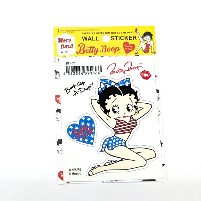 樂天商城 - Betty Boop Sticker ベティちゃん ステッカー アメリカン BT-11