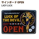 LADY LUCK プラスチックメッセージサインボード プラスチック メッセージ サインボード CA-65