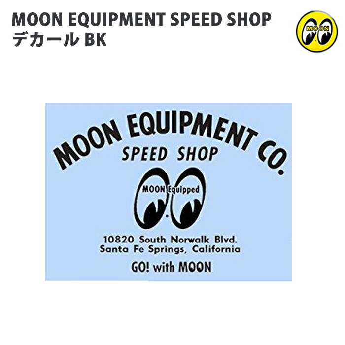MOON EQUIPMENT SPEED SHOP デカール MQD021-BK