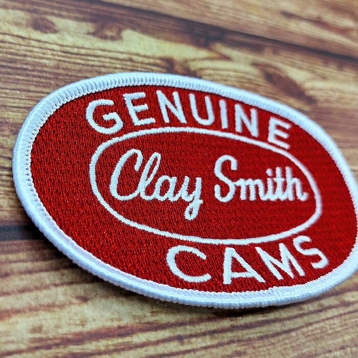 CLAY SMITH PATCHES クレイスミス エンブロイダリー パッチ ワッペン シルバー CSP02