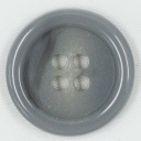 ボタン プラスチックボタン 1個入 うすグレー グレー 水牛調 ボタン カラー サイズ豊富 11.5mm 13mm 15mm 18mm 20mm 23mm 25...