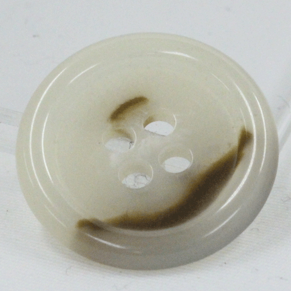 ボタン プラスチックボタン 1個入 うす茶 ベ...の紹介画像3