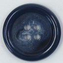 ボタン プラスチックボタン 1個入 紺 花紺 ネイビー 水牛調 ボタン カラー サイズ豊富 11.5mm 13mm 15mm 18mm 20mm 23mm 25...