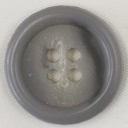 ボタン プラスチックボタン 1個入 うすグレー グレー 水牛調 ボタン カラー サイズ豊富 11.5mm 13mm 15mm 18mm 20mm 23mm 25...