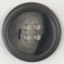 ボタン プラスチックボタン 1個入 グレー 水牛調 ボタン カラー サイズ豊富 11.5mm 13mm 15mm 18mm 20mm 23mm 25mm 29m...