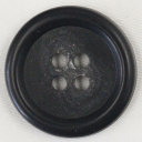 ボタン プラスチックボタン 1個入 濃グレー 水牛調 ボタン カラー サイズ豊富 11.5mm 13mm 15mm 18mm 20mm 23mm 25mm 29...