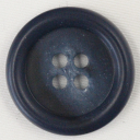ボタン プラスチックボタン 1個入 紺 花紺 ネイビー 水牛調 ボタン カラー サイズ豊富 11.5mm 13mm 15mm 18mm 20mm 23mm 25...