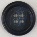 ボタン プラスチックボタン 1個入 紺 濃紺 ネイビー 水牛調 ボタン カラー サイズ豊富 11.5mm 13mm 15mm 18mm 20mm 23mm 25...