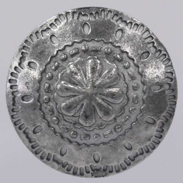 ボタン コンチョボタン 1個入 13mm,16mm,21mm,25mm シルバー スミ入り ボタン メタルボタン 金属ボタン..