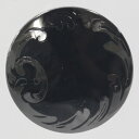 ボタン メタルボタン 金属ボタン 20mm 1個入 ブラック 是非特別な一着に 伝統的な高級 金属ボタン 一枚物 ボタン 本物志向の方にピッタリ!トラディショナ...