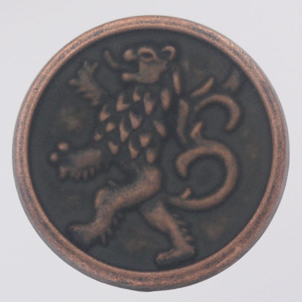 ボタン 高級 メタルボタン 金属ボタン 裏足付 アンティックカパー 銅古美 21mm 20mm 代用 1個入 サイズ..