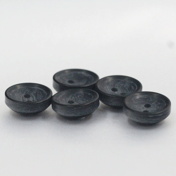 ボタン プラスチックボタン 黒 ブラック 11.5mm 1個入 ブラウスやシャツにどうぞ