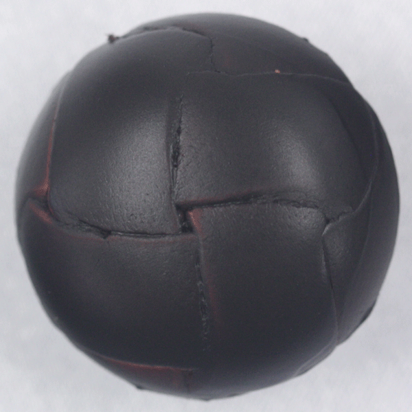 ボタン 本革レザーボタン 通称バスケットボタン 裏足は革のタイプです サイズ豊富 ベスト ジャケット コート対応 濃茶 23mm 是非 手作り 日本製 のこだわりボタンを