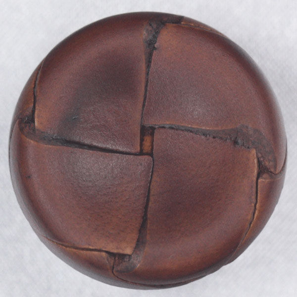 ボタン 本革レザーボタン 裏足は本革タイプ サイズ豊富 ジャケット コート対応 うす茶 25mm 是非 手作り 日本製 のこだわりボタンを