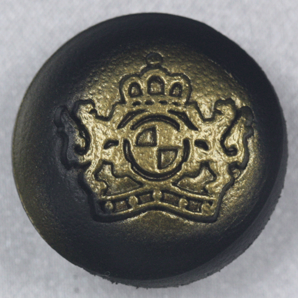 ボタン 本革レザーボタン 裏足は金属タイプ NO1800 15mm 是非 手作り 日本製 のこだわりボタンを