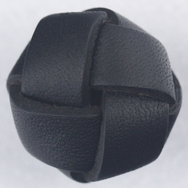 ボタン 本革レザーボタン 裏足は金属タイプ サイズ豊富 ジャケット コート対応 NO2300-5 黒 15mm 是非 手作り 日本製 のこだわりボタンを